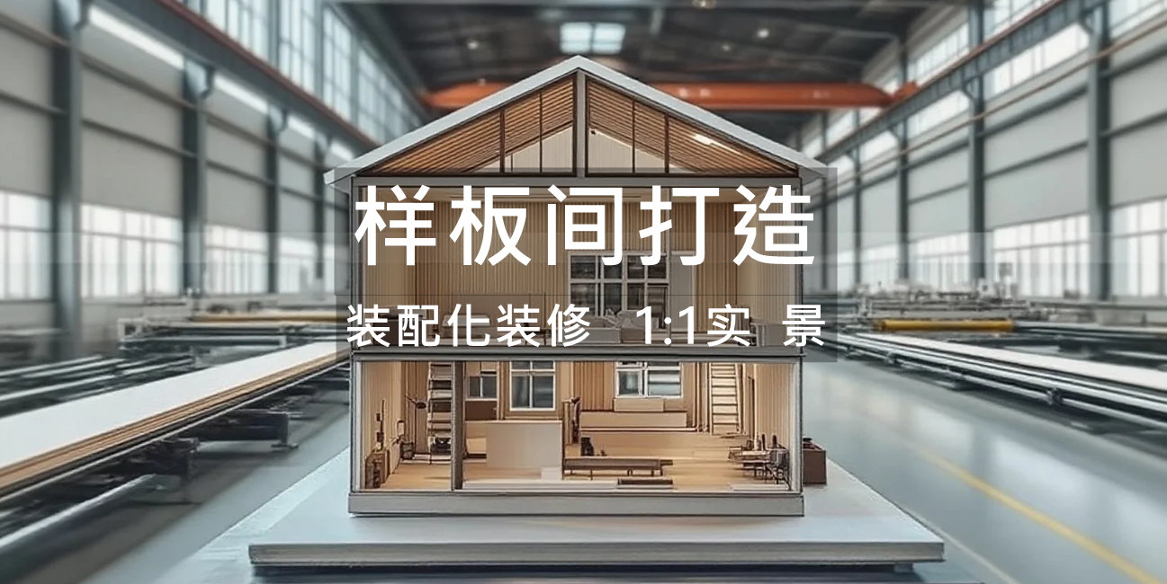 1:1实景样板间打造，为装配化装修项目装上“风险加固层”